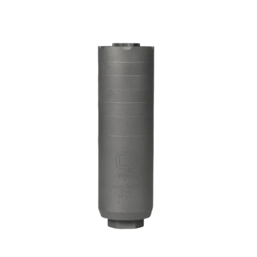 Q Jumbo Shrimp Quick Attach Suppressor 6.5 Creedmoor Titanium 5/8x24  5.7" Length Bead Blast Finish